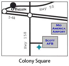 Colony Square Map from Office Centers of Southwest Illinois Colony Square Map from Office Centers of Southwest Illinois