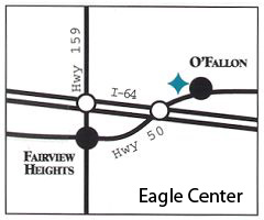 Eagle Center Map from Office Centers of Southwest Illinois