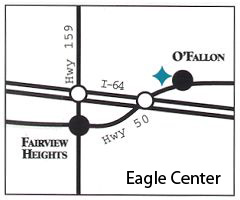 Eagle Center Map from Office Centers of Southwest Illinois Eagle Center Map from Office Centers of Southwest Illinois